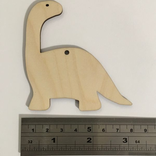 Dinosaur marbled woodcut 8cm