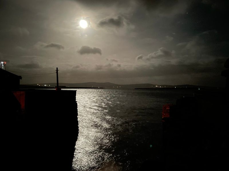 Stromness by moonlight