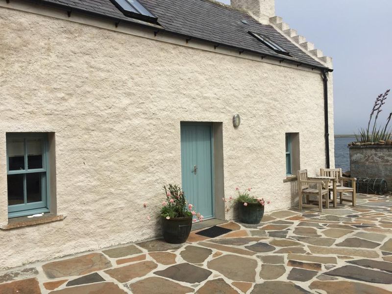 The outside courtyard, with its own jetty