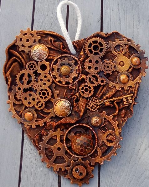 Steampunk Style Heart