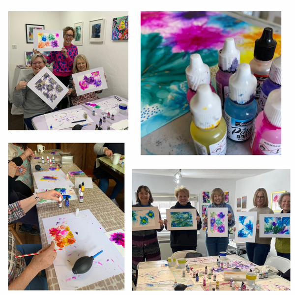 Alcohol ink workshop