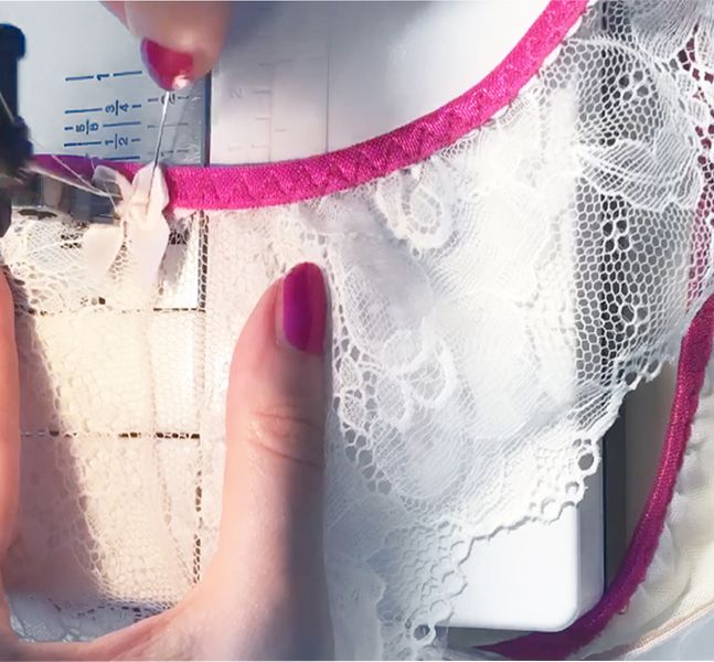 luxury lingerie making

