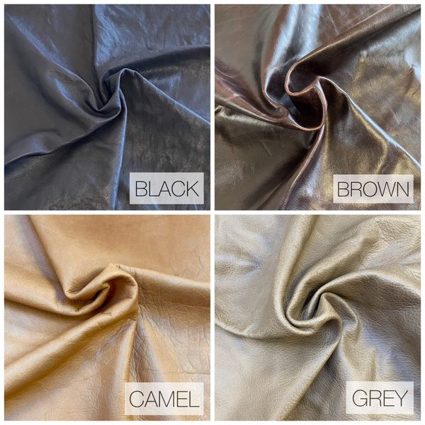 Neutral coloured leathers 