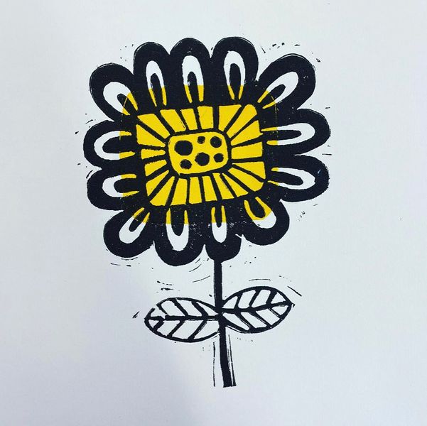 Perfect funky flower from workshops this summer 