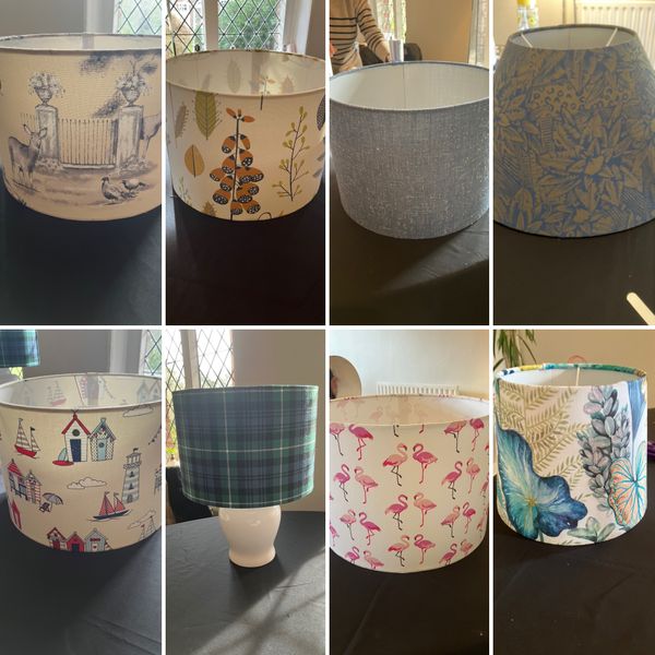 Finished lampshades