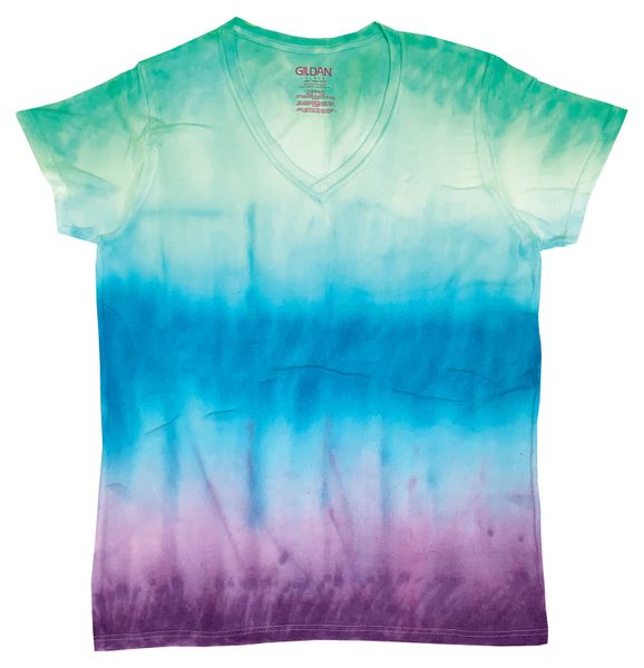 Ombre tie dye example from Crafts Direct