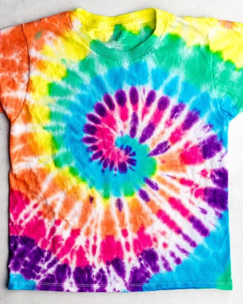 Tie dye tshirt example from Sarah Maker