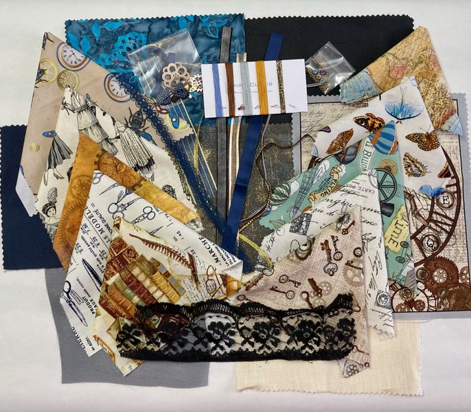 Specially curated range of Steampunk themed quilting weight fabrics