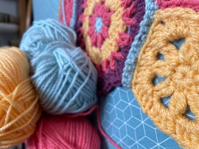 Crochet squares and octagons