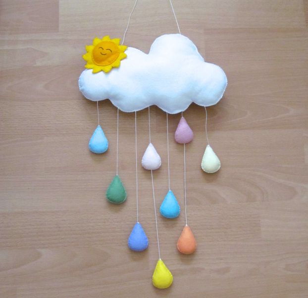 Pastel raindrop mobile version