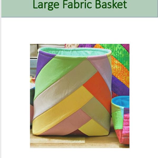 Pattern for large basket