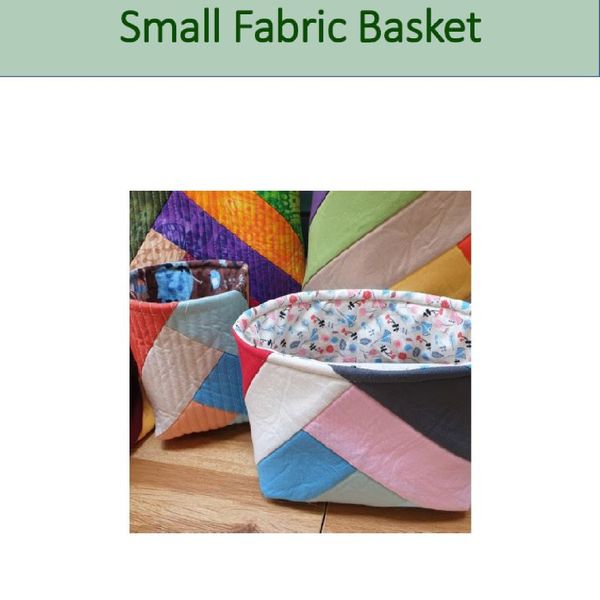Patern for small basket 