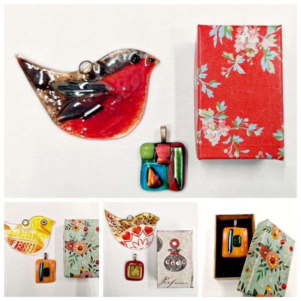 Festive Fused Glass Taster Workshop with Crafts in the Valley.