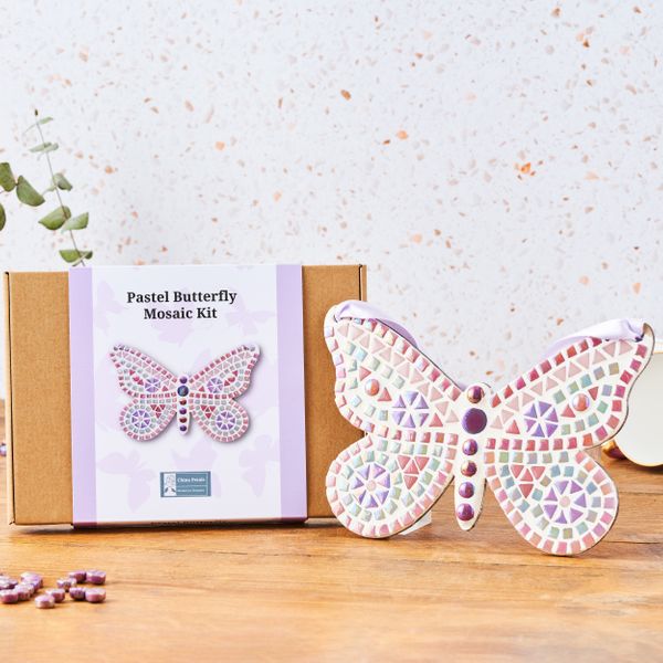 Pastel Butterfly Mosaic Kit