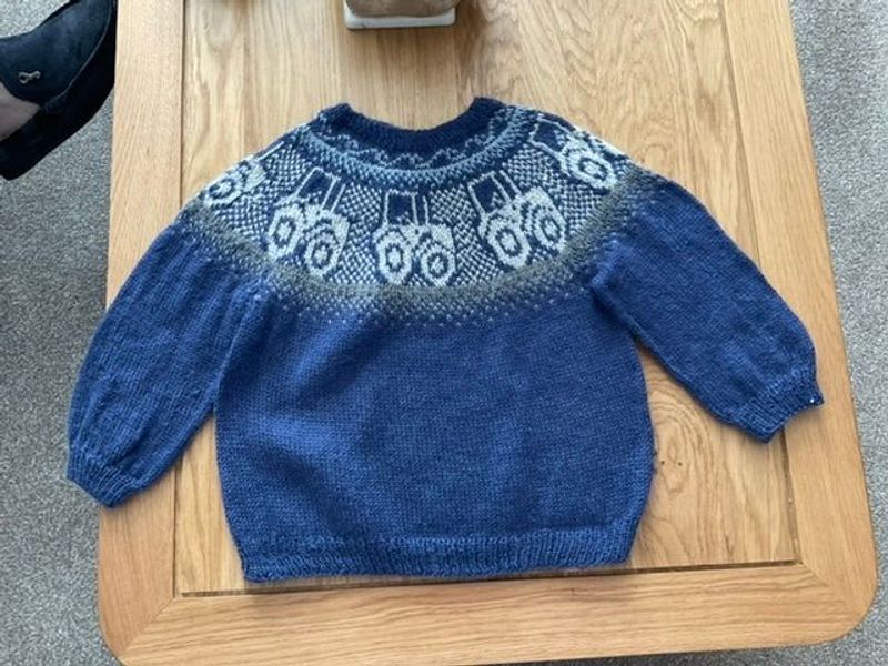 Former learner's project - toddler's jumper