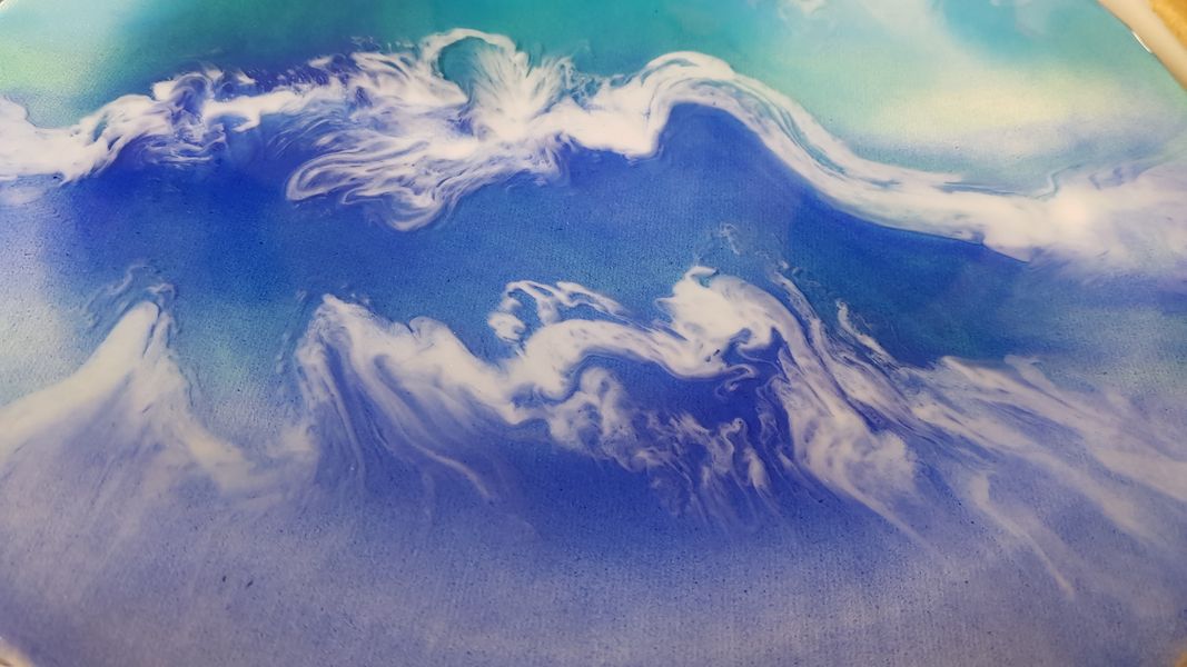 Resin art - Ocean themed