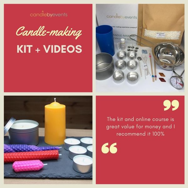 Candle making kit and online videos