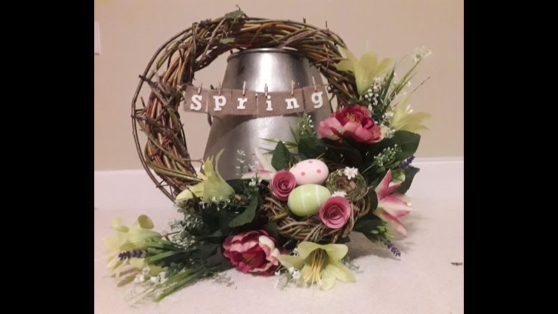 Bring some Spring to your door with a lovely Seasonal Wreath