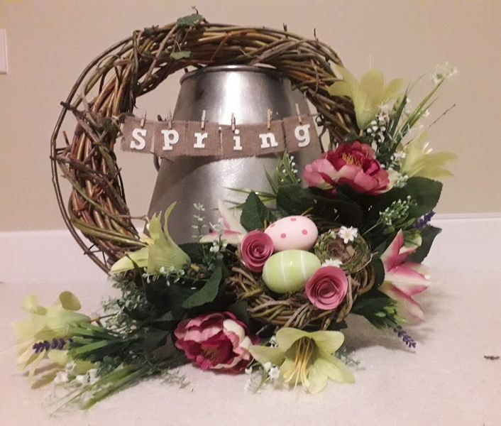 Bring some Spring to your door with a lovely Seasonal Wreath