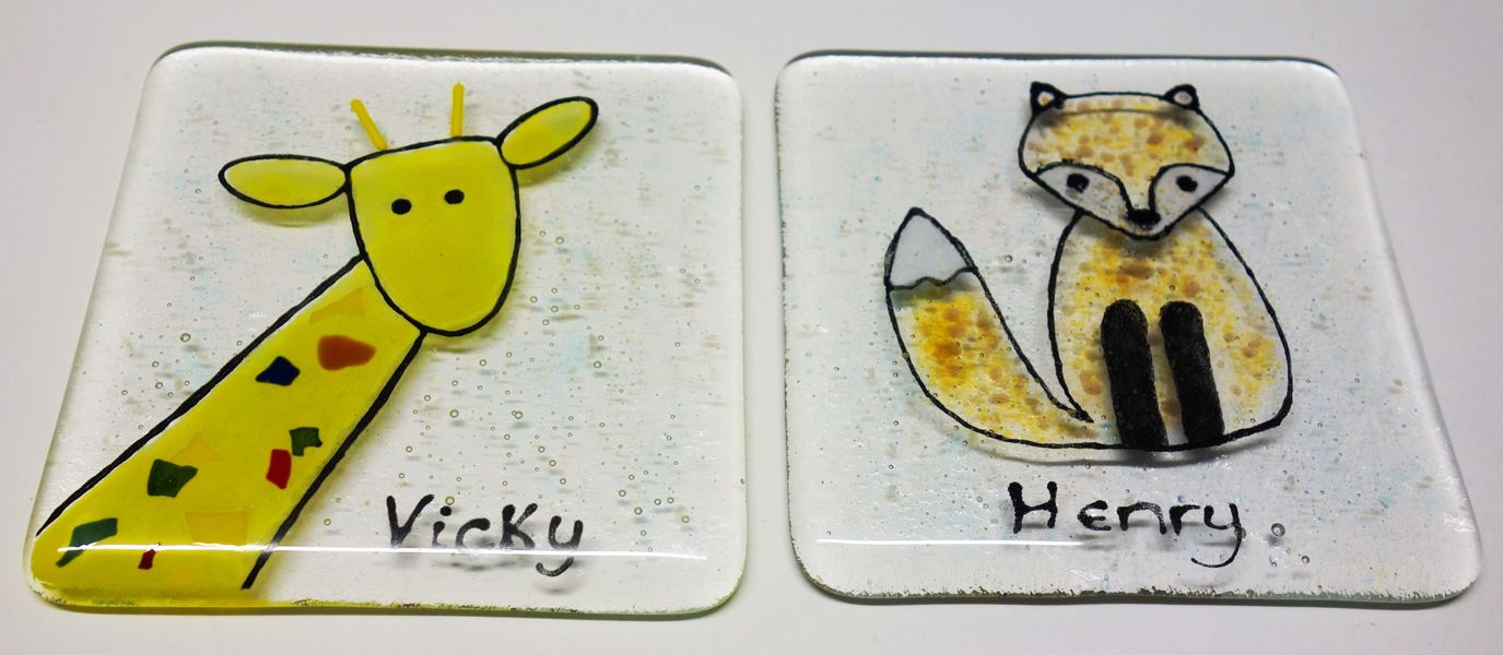 Fused Glass Coasters Class, Leyland