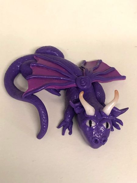 polymer clay dragon