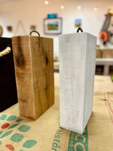 make a solid oak doorstop with oceanic woodstore