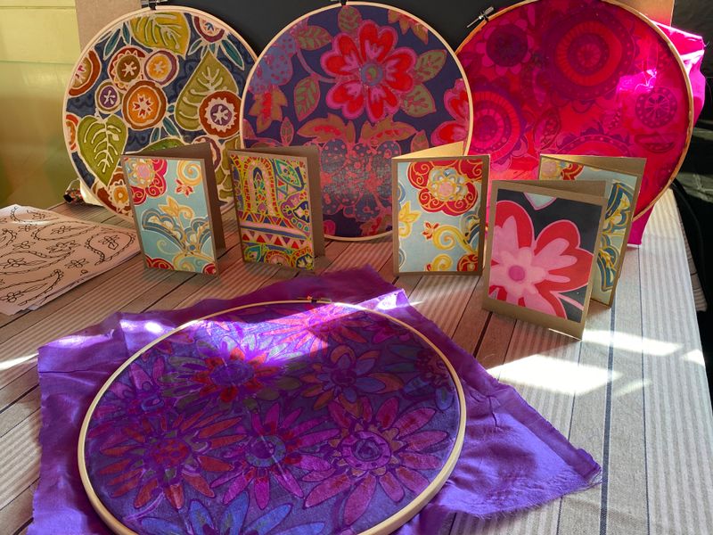 A range of outcomes for your batik designs