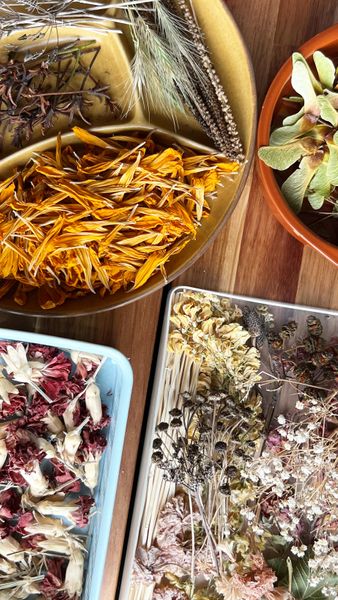 Dried flowers to your choice