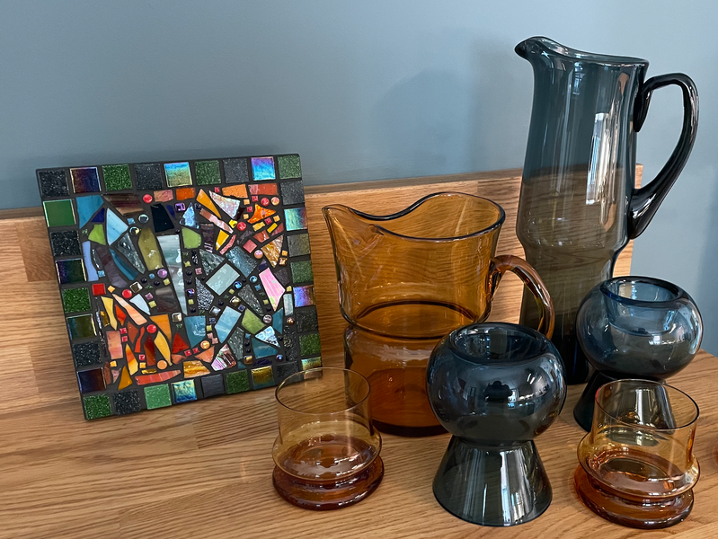 Inspired by vintage glass: what will be your mosaic inspiration?