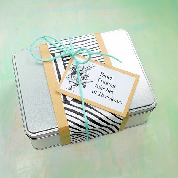 Printing ink 18 colours gift tin