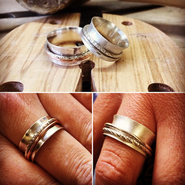 Spinner Rings Made In A Workshop