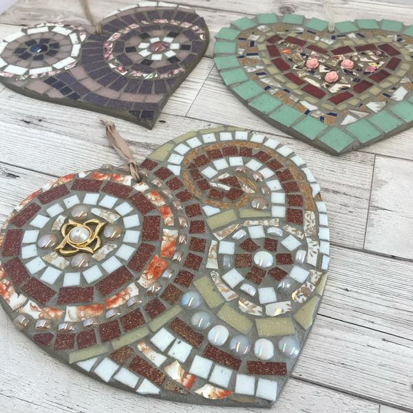 Mosaic hearts