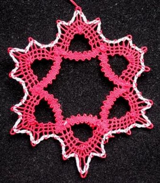 Torchon Lace - Xmas Star Decoration
