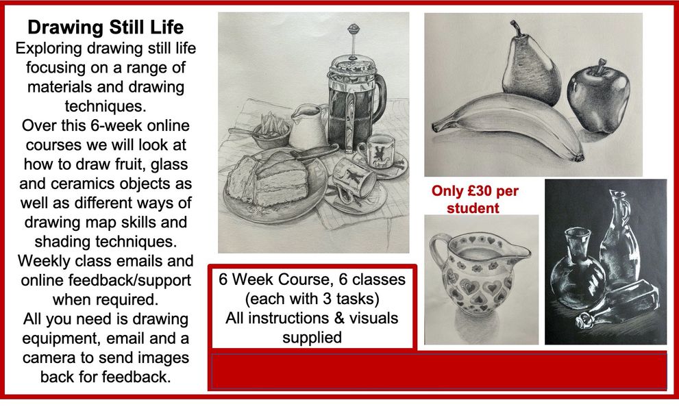 Online Drawing Still Life 1 Course