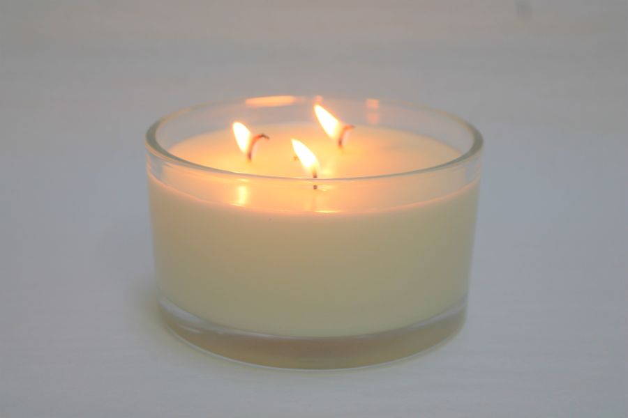 Triple Wick candle