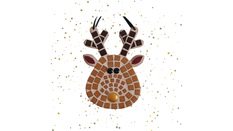 Christmas Reindeer Mosaic Kit 
