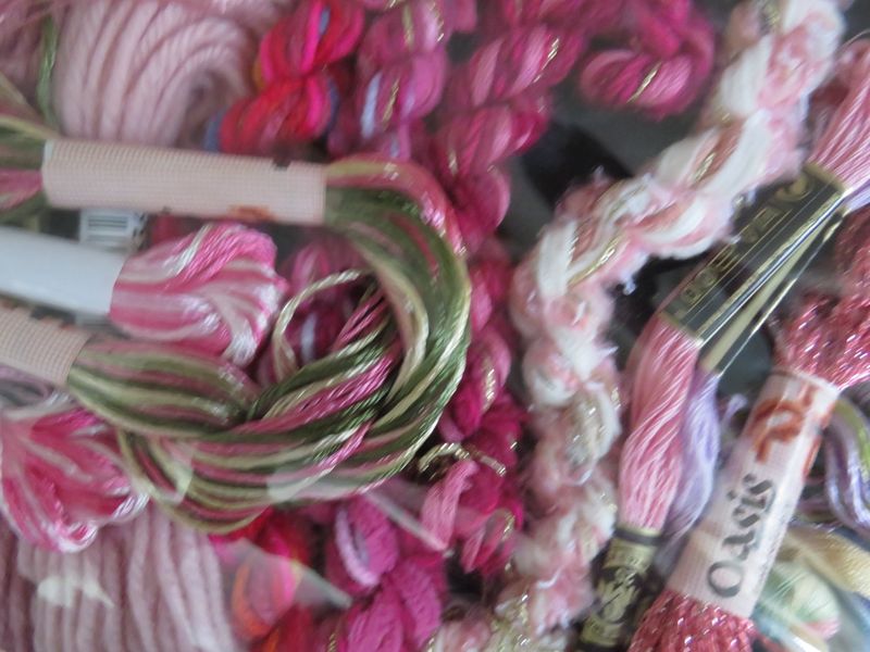 hand Threads in shades of Pinks
