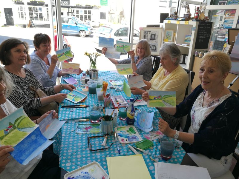Beginners watercolour group
