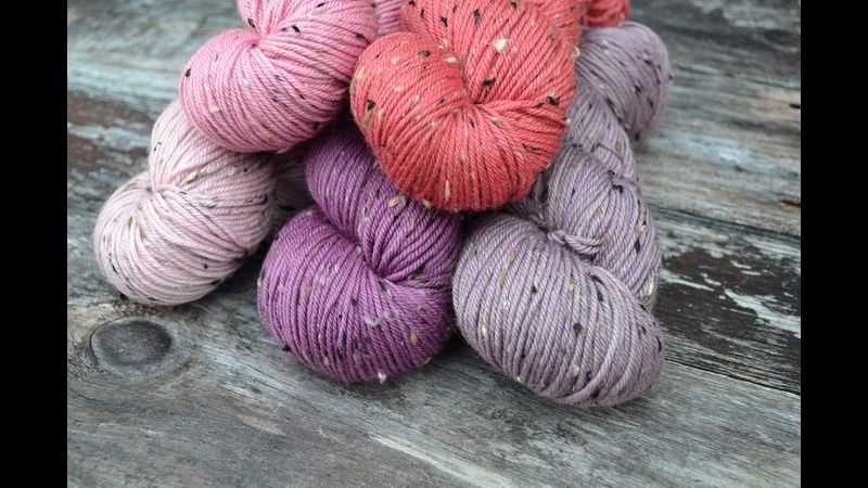 A blend of Merino and Donegal nep. 