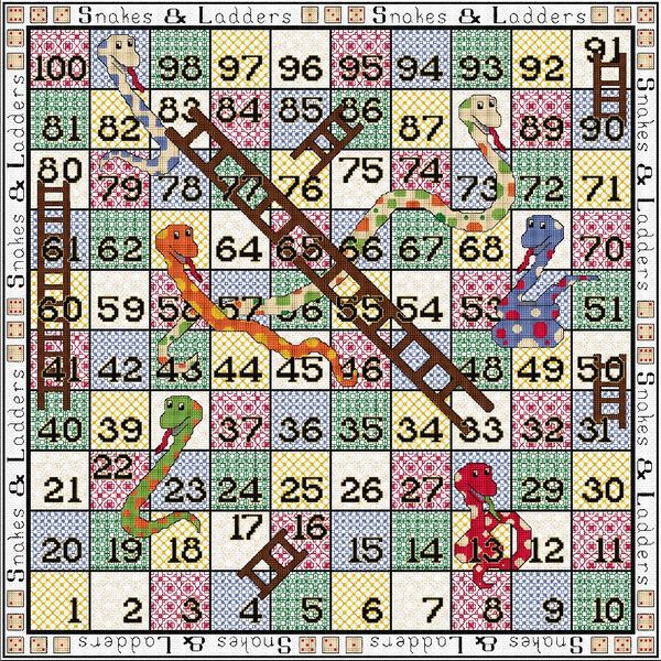 Snakes & Ladders from DoodleCraft Design