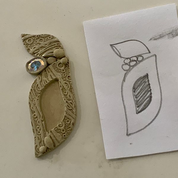 Silver Clay Inlay Pendant Workshop