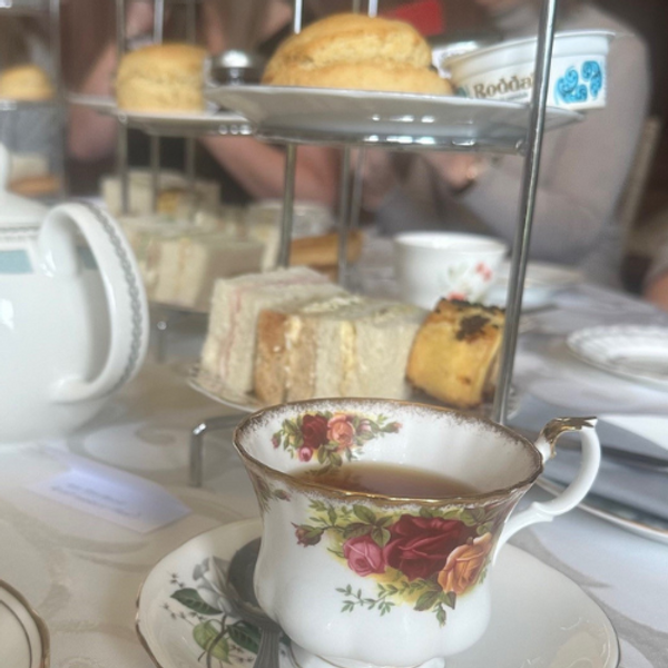 Our Festive workshop includes a delicious afternoon tea.