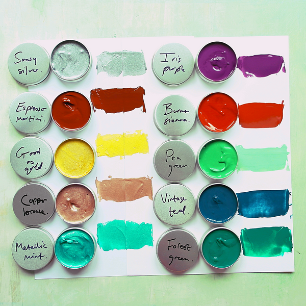 shades 11-20 of ink colour options