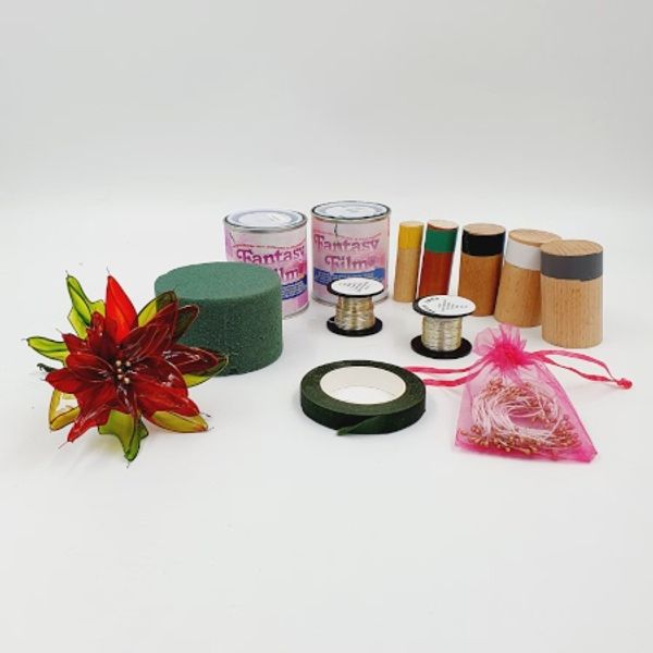 The Poinsettia kit contents