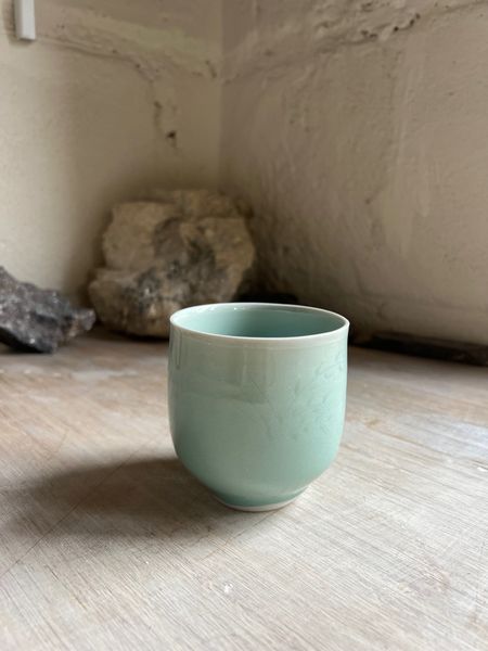 porcelain throwing day - cup