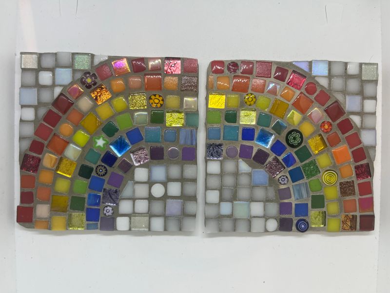 Mosaic - with - Me Rainbow Mosaic Coasters
