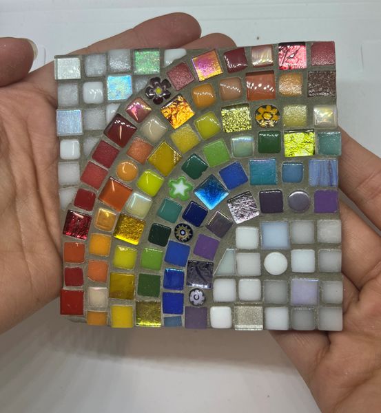 Rainbow Mosaic Coaster Kit
