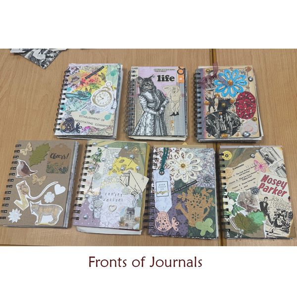 Previous students' front covers