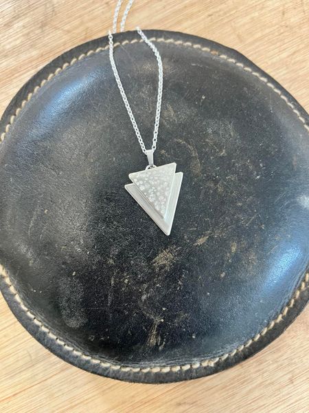 double triangle necklace