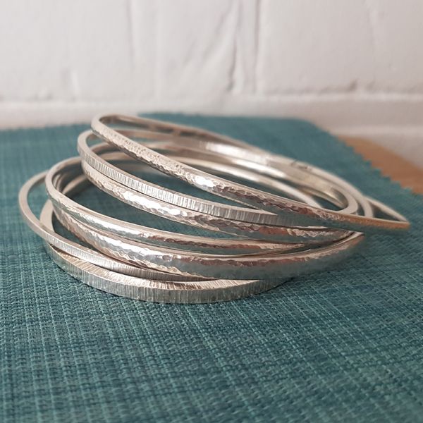 Make your own silver bangle with Joanne Tinley Jewellery, jewellery making in Hampshire